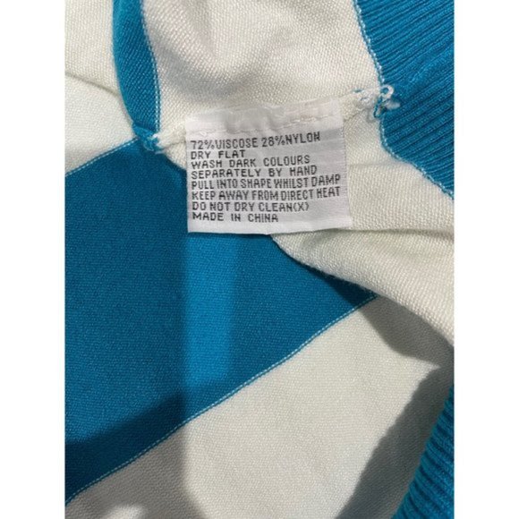 My Size Women Top Plus Size XL Striped Stretchy - Picture 7 of 7